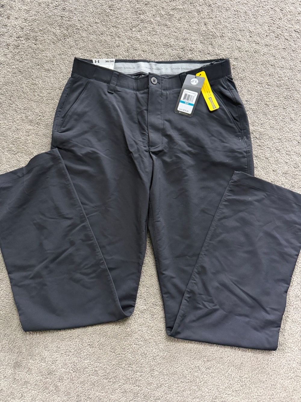 Under Armour Men's Charcoal Performance Chinos